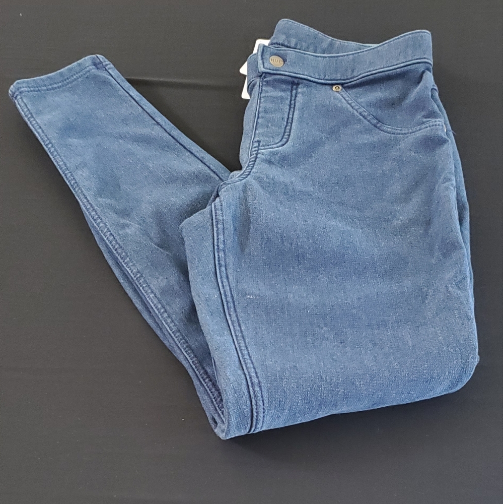 HUE Women's Ultra Soft Denim Leggings. Size Small